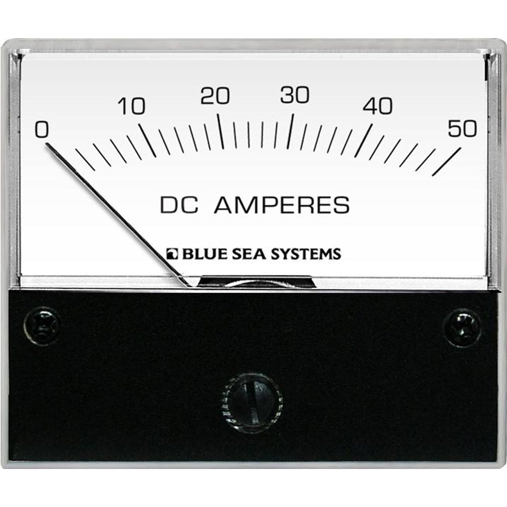 Blue Sea 8022 DC Analog Ammeter 234 Face 050 AMP DC 8022